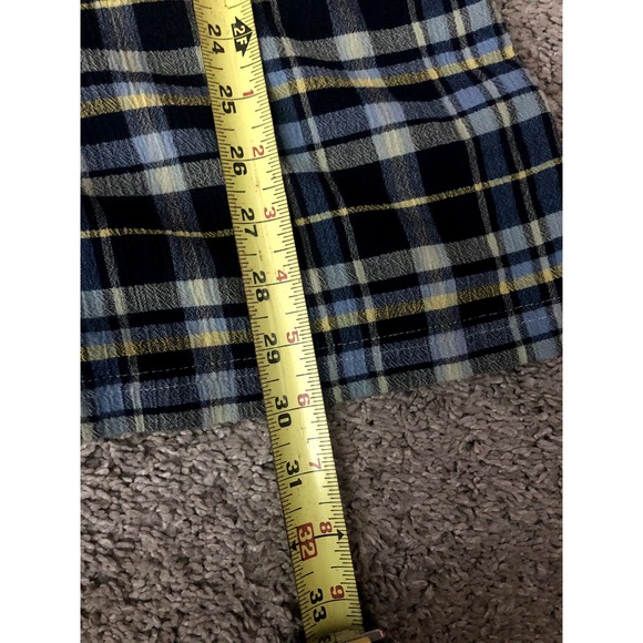 Patagonia Men's Short Sleeve Button Down Shirt Size XL Organic Cotton Blue Plaid - Picture 15 of 15